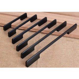 Contemporary Kitchen handles Gosford Matt Black