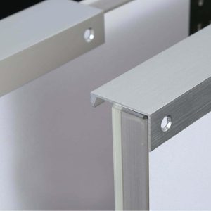 Contemporary Kitchen lip pull handles Rockingham Brushed aluminum