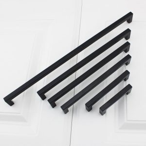 Kitchen Handles Perth Stainless steel Matte Black
