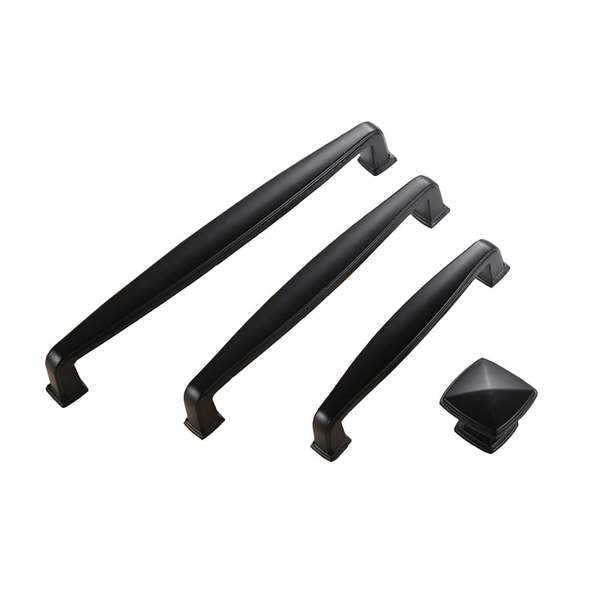 Kitchen cabinet handles hampton Rockhampton Matt black - Image 5