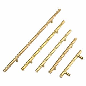 Kitchen Handles brass T bar 304 Stainless steel