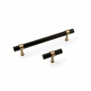 KT&CO Kitchen handles pull matte black Brass Byron Bay