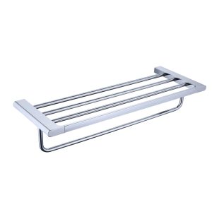 Athens double Towel racks chrome