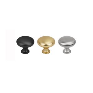 Kitchen drawer knobs mushroom matt black / brushed nickel / brass