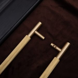 Door Pull handles solid Brass/ Black / Nickel / antique aged brass Brighton